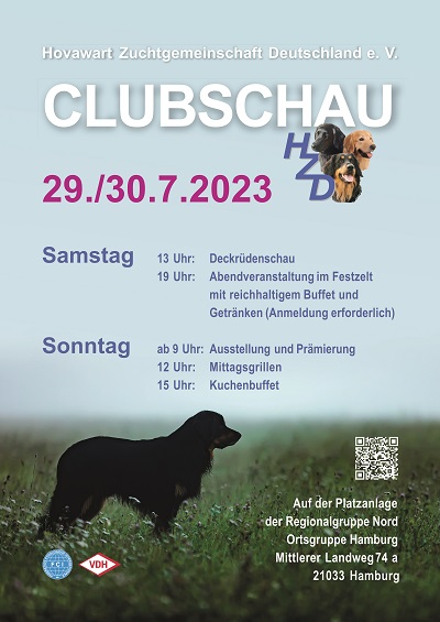 HZD Plakat Clubschau 2023